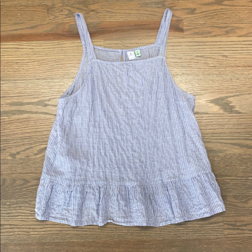 Blue and white striped blouse 💙🤍